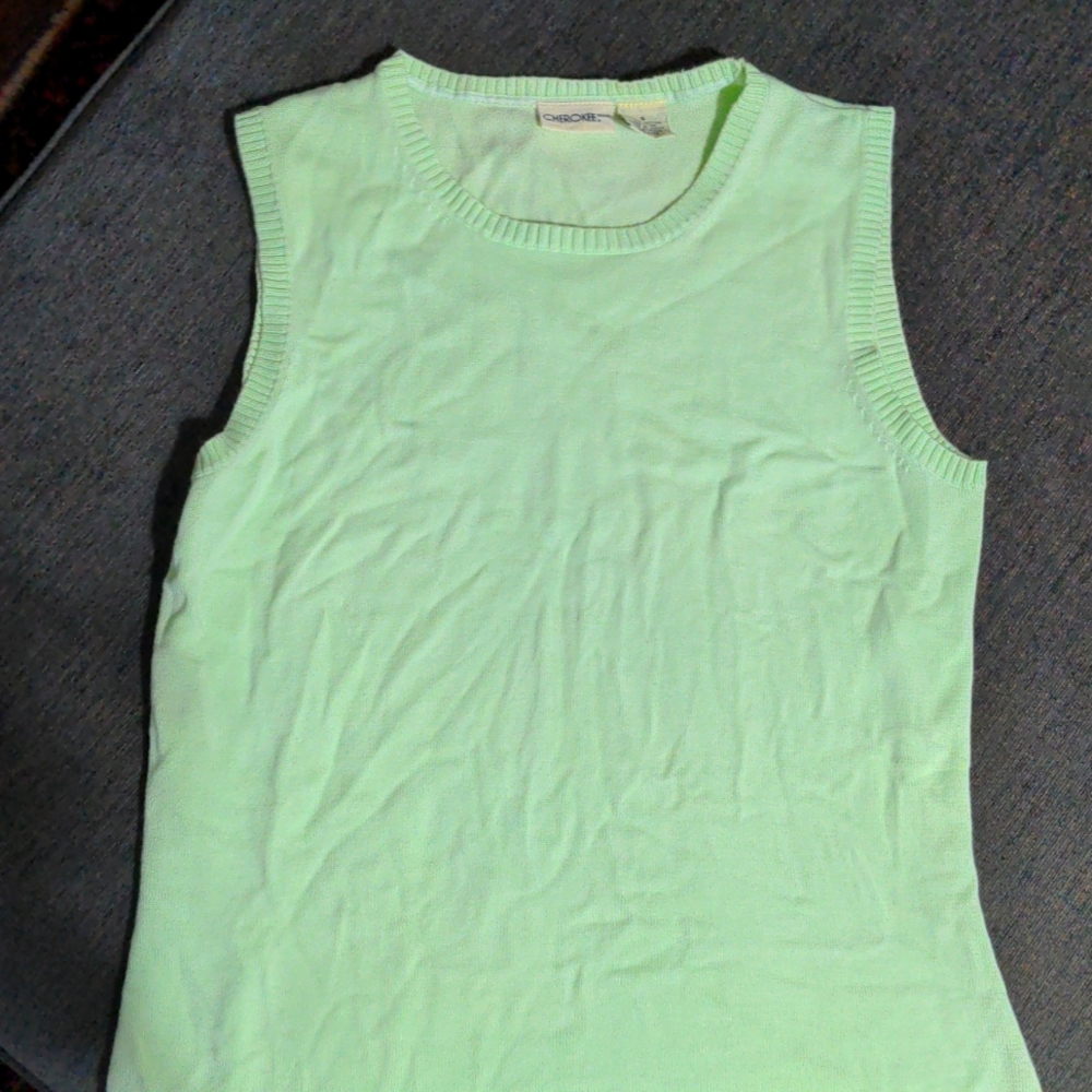 Cotton sweater vest